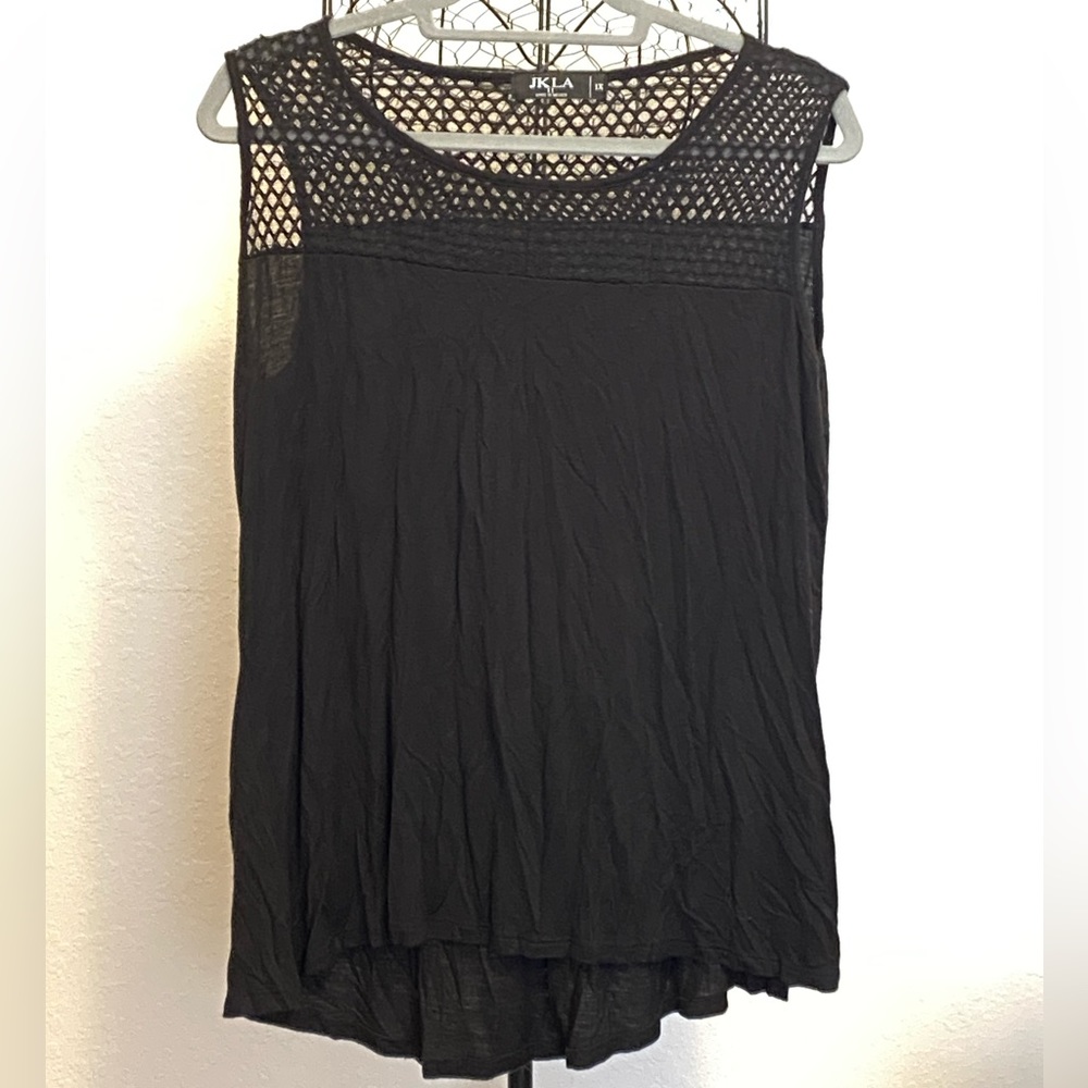 JKLA black tank size 1X